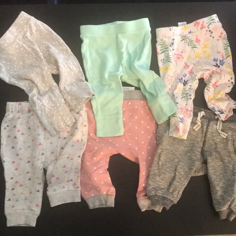 10 (3-6 mo) pants - assorted brands